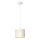 Riippuvalaisin LOFT SHADE 1xE27/60W/230V halk. 18 cm valkoinen/kulta