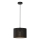 Riippuvalaisin LOFT SHADE 1xE27/60W/230V halk. 25 cm musta/kulta