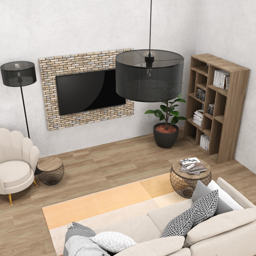 Riippuvalaisin LOFT SHADE 1xE27/60W/230V halk. 40 cm musta