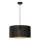 Riippuvalaisin LOFT SHADE 1xE27/60W/230V halk. 40 cm musta/kulta