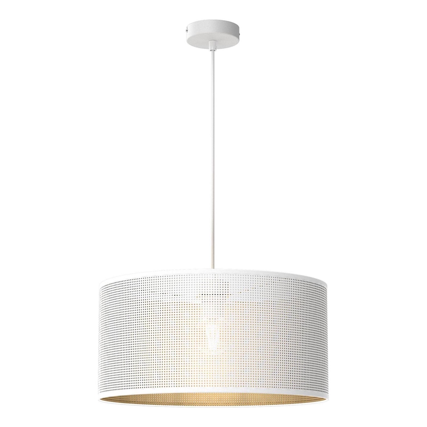 Riippuvalaisin LOFT SHADE 1xE27/60W/230V halk. 40 cm valkoinen/kulta