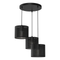 Riippuvalaisin LOFT SHADE 3xE27/60W/230V musta