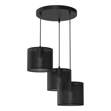 Riippuvalaisin LOFT SHADE 3xE27/60W/230V musta
