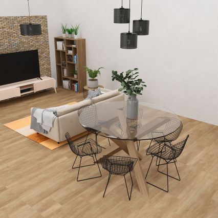 Riippuvalaisin LOFT SHADE 3xE27/60W/230V musta