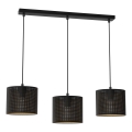 Riippuvalaisin LOFT SHADE 3xE27/60W/230V musta/kulta