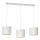 Riippuvalaisin LOFT SHADE 3xE27/60W/230V valkoinen/kulta