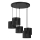 Riippuvalaisin LOFT SHADE 5xE27/60W/230V musta