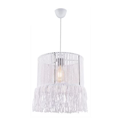 Riippuvalaisin NESS MACRAME 1xE27/40W/230V valkoinen