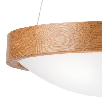 Riippuvalaisin OAK SLIM 2xE27/60W/230V ø 37 cm tammi
