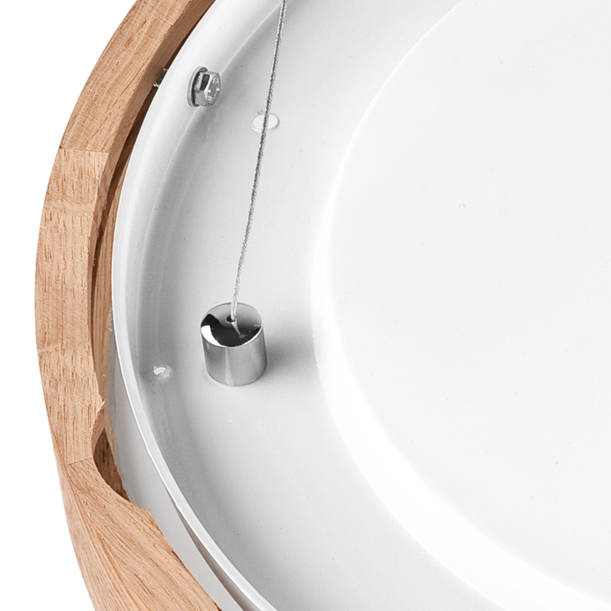 Riippuvalaisin OAK SLIM 2xE27/60W/230V ø 37 cm tammi