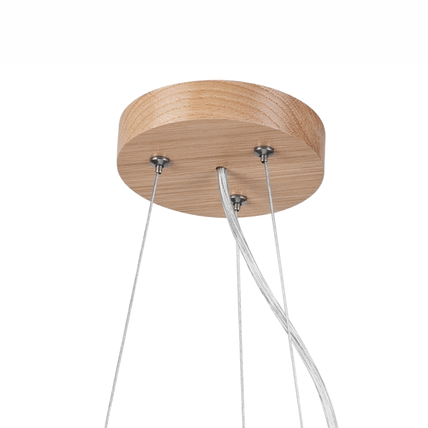 Riippuvalaisin OAK SLIM 2xE27/60W/230V ø 37 cm tammi