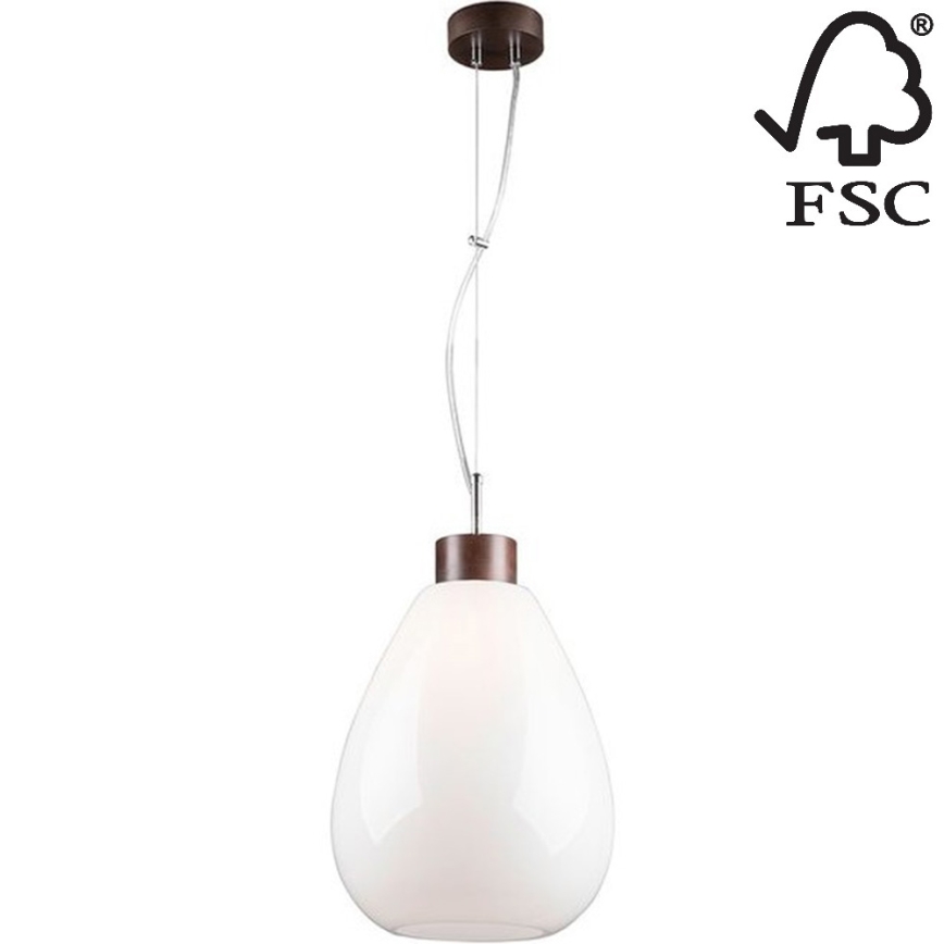 Riippuvalaisin PIRO 1xE27/60W/230V pyökki - FSC-sertifioitu