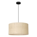 Riippuvalaisin RATTAN 1xE27/60W/230V halk. 40 cm rottinki