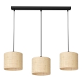 Riippuvalaisin RATTAN 3xE27/60W/230V rottinki