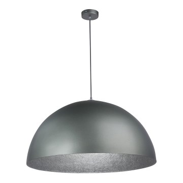 Riippuvalaisin SFERA 1xE27/60W/230V d. 35 cm harmaa/hopea