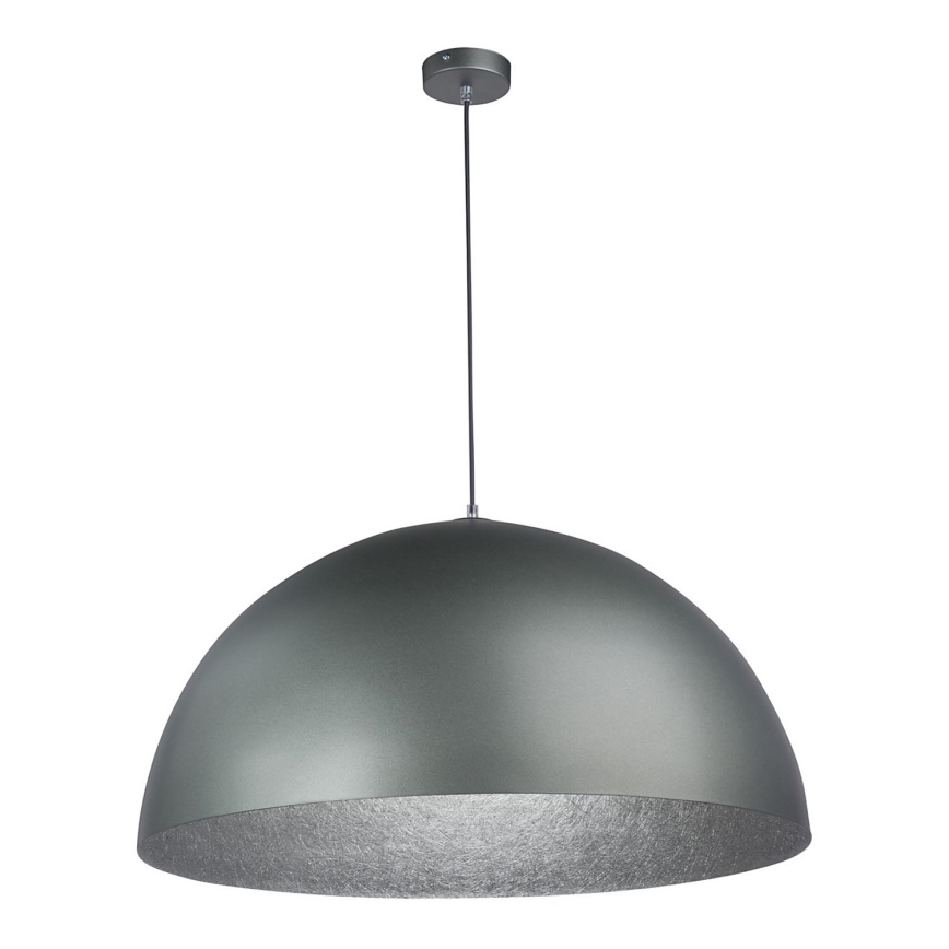 Riippuvalaisin SFERA 1xE27/60W/230V d. 35 cm harmaa/hopea