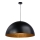 Riippuvalaisin  SFERA 1xE27/60W/230V d. 50 cm musta/kupari