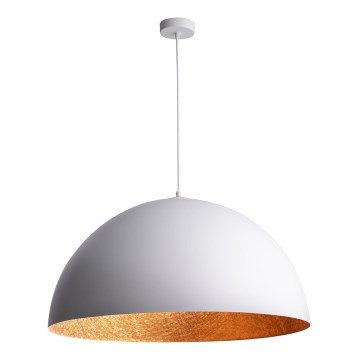 Riippuvalaisin SFERA 1xE27/60W/230V d. 50 cm valkoinen/kupari