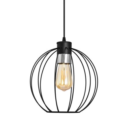 Riippuvalaisin STARLIGHT 1xE27/15W/230V musta/hopea