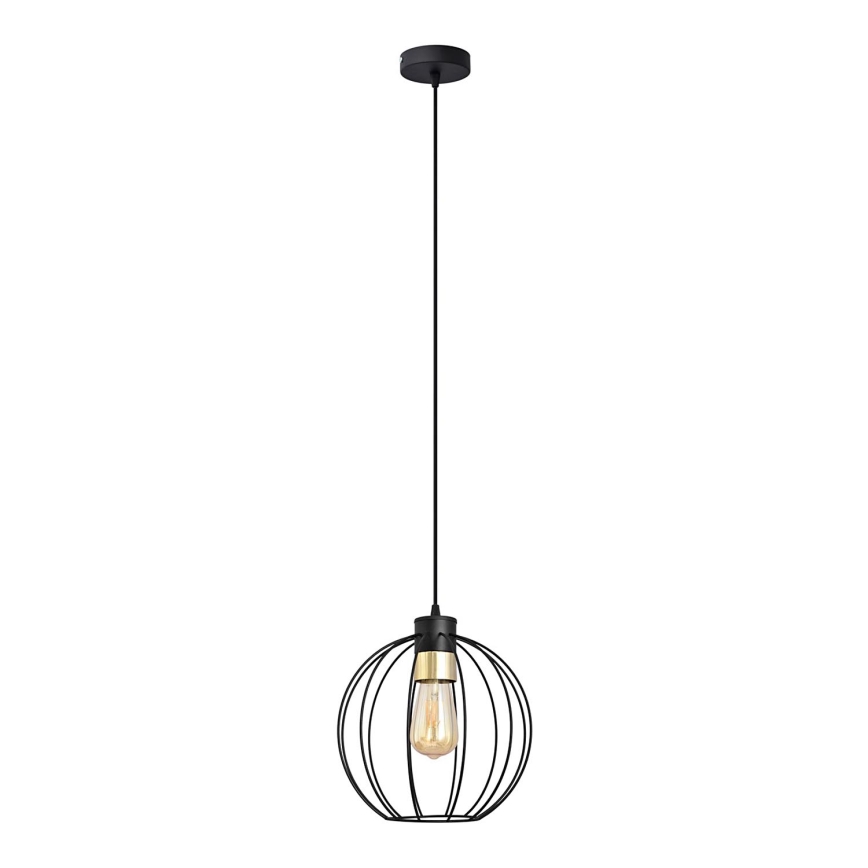 Riippuvalaisin STARLIGHT 1xE27/15W/230V musta/kulta