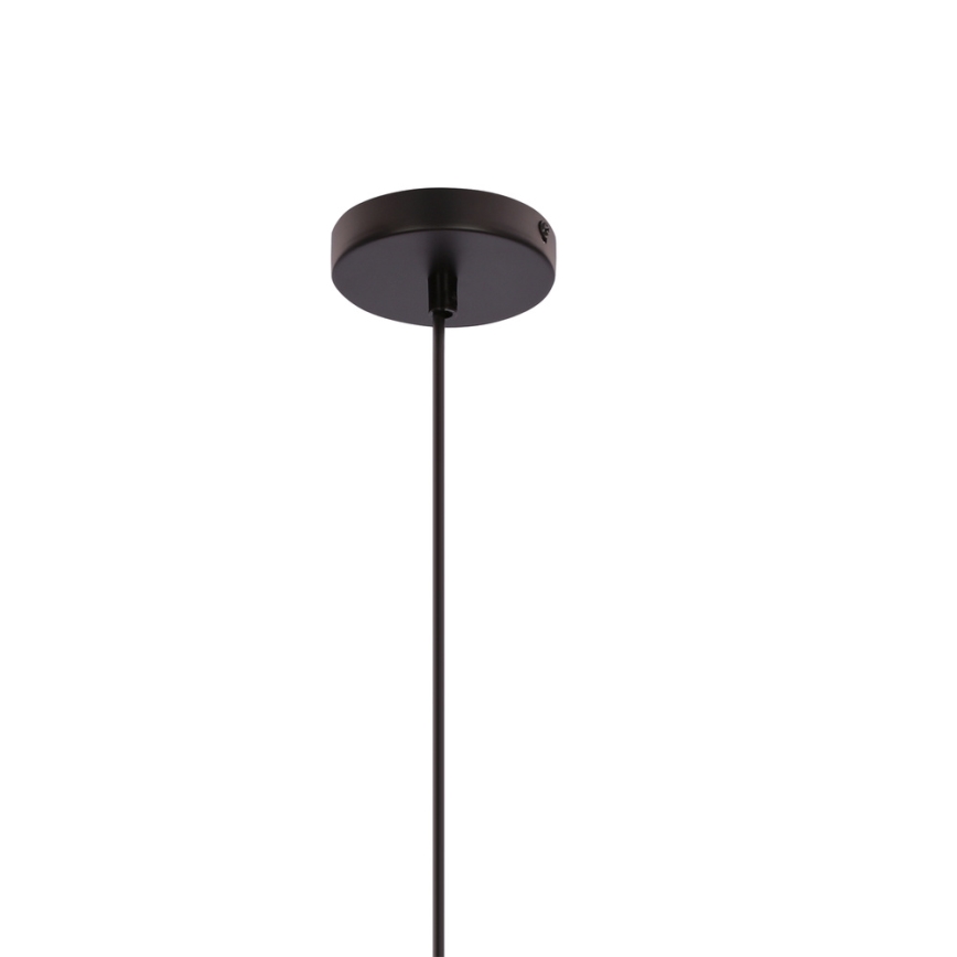 Riippuvalaisin vaijerilla AFRICA 1xE27/40W/230V, halkaisija 50 cm, ruskea/kerma