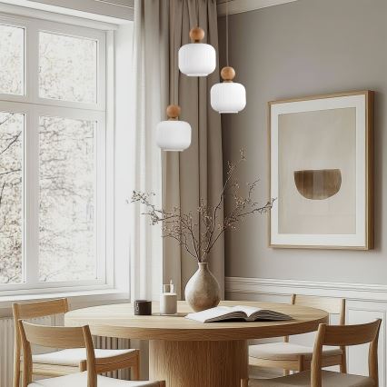 Riippuvalaisin vaijerilla BALLO 3xE14/10W/230V beige