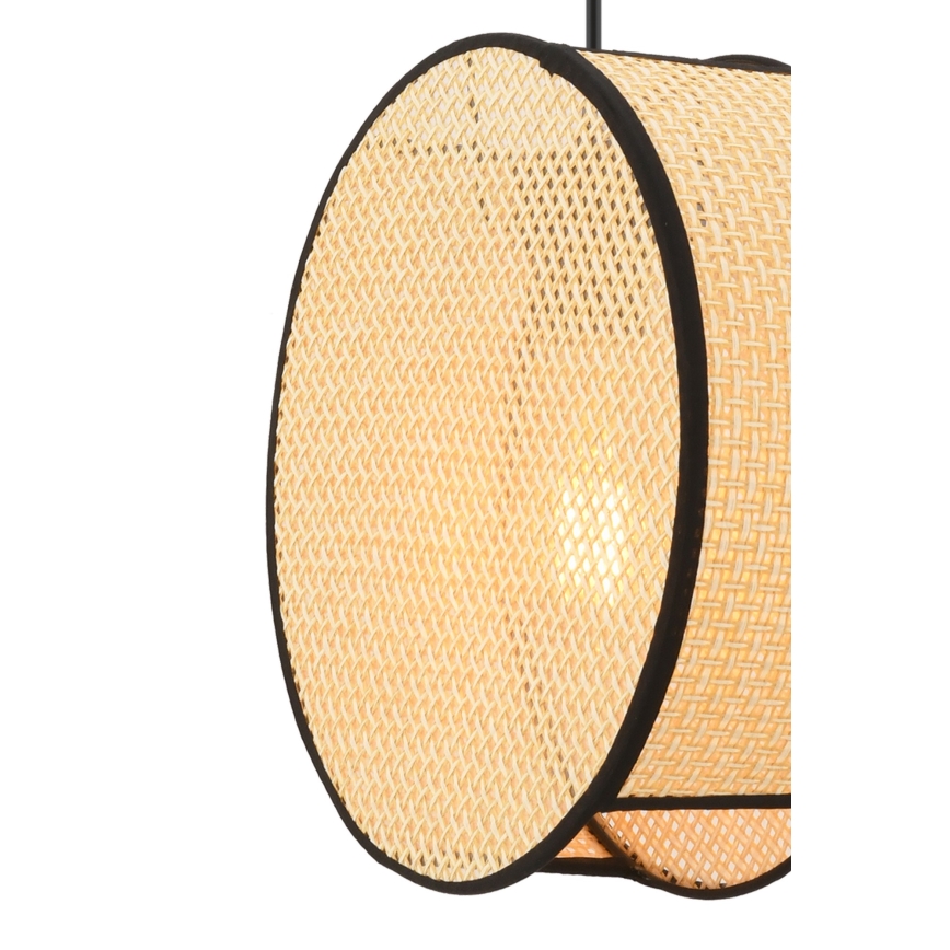 Riippuvalaisin vaijerilla BIG DRUM 1xE27/60W/230V beige/musta