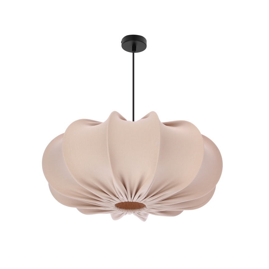 Riippuvalaisin vaijerilla CAFEE 1xE27/40W/230V, halkaisija 52 cm, beige