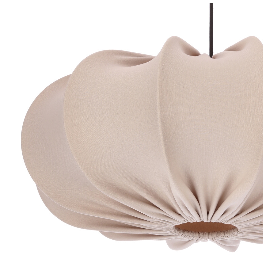 Riippuvalaisin vaijerilla CAFEE 1xE27/40W/230V, halkaisija 52 cm, beige