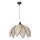 Riippuvalaisin vaijerilla FUME 1xE27/40W/230V Ø 40 cm musta/beige