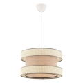 Riippuvalaisin vaijerilla HALO 1xE27/60W/230V beige/kerma