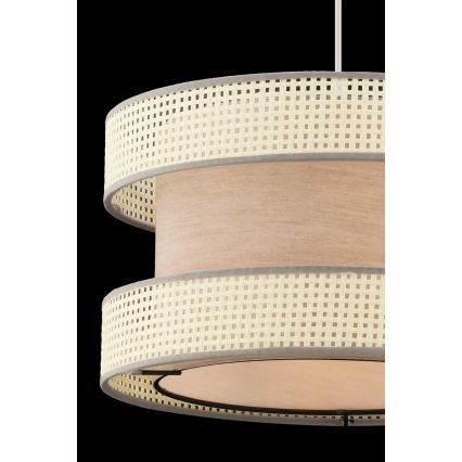 Riippuvalaisin vaijerilla HALO 1xE27/60W/230V beige/kerma
