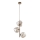 Riippuvalaisin vaijerilla LAVA 3xG9/8W/230V beige/savunvärinen