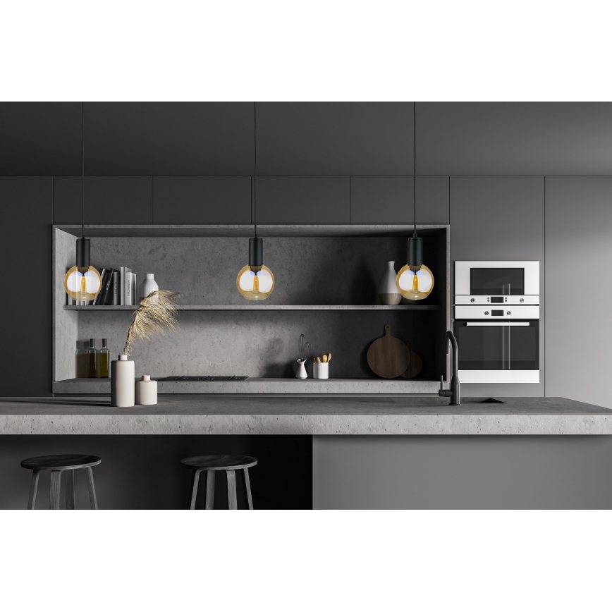 Riippuvalaisin JANTAR BLACK 1xE27/60W/230V