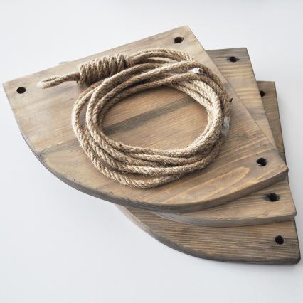 Riipus kulmahylly 90x25 cm ruskea