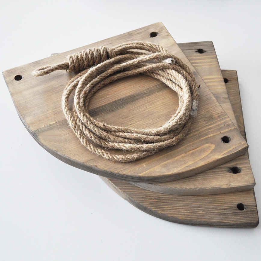 Riipus kulmahylly 90x25 cm ruskea