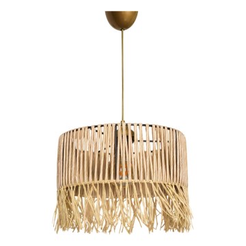 RIMINI-riippuvalaisin vaijerilla 1xE27/40W/230V beige