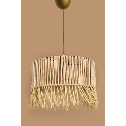 RIMINI-riippuvalaisin vaijerilla 1xE27/40W/230V beige