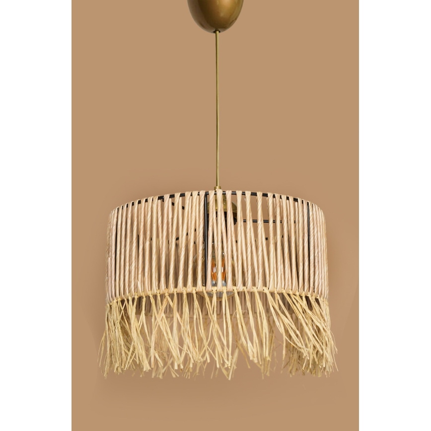 RIMINI-riippuvalaisin vaijerilla 1xE27/40W/230V beige