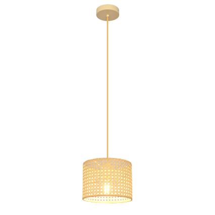Rippuvalaisin ALBA 1xE27/15W/230V d. 20 cm rottinki