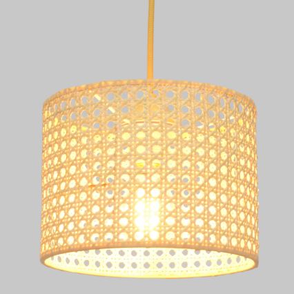 Rippuvalaisin ALBA 1xE27/15W/230V d. 20 cm rottinki