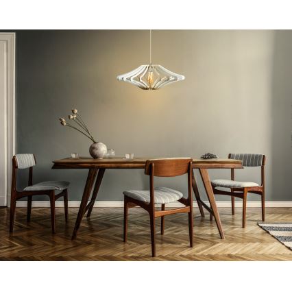 Kattovalaisin johdolla 1xE27/60W/230V valkoinen halkaisija 47 cm valkoinen