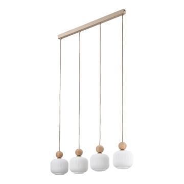 Ripustettava valaisin BALLO 4xE14/10W/230V beige