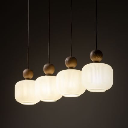 Ripustettava valaisin BALLO 4xE14/10W/230V beige