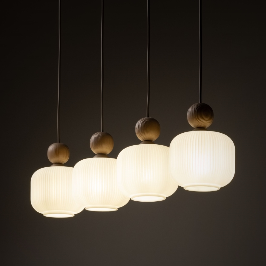 Ripustettava valaisin BALLO 4xE14/10W/230V beige