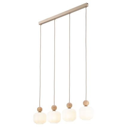 Ripustettava valaisin BALLO 4xE14/10W/230V beige