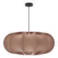 Ripustettava valaisin johdolla CAFEE 1xE27/40W/230V, halkaisija 52 cm, ruskea