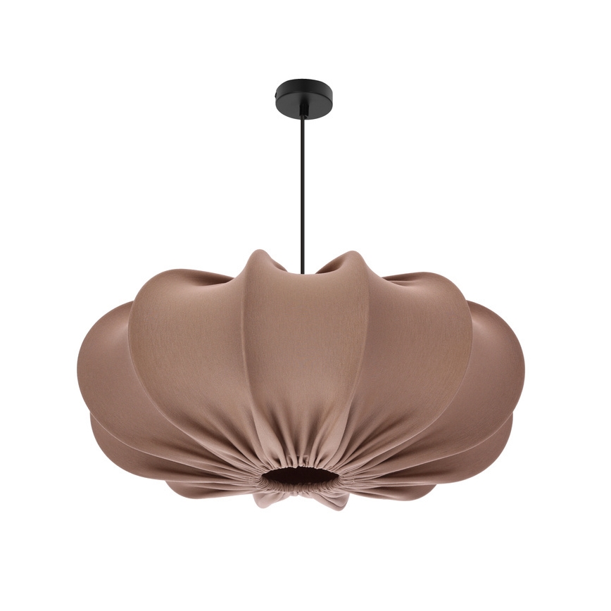 Ripustettava valaisin johdolla CAFEE 1xE27/40W/230V, halkaisija 52 cm, ruskea