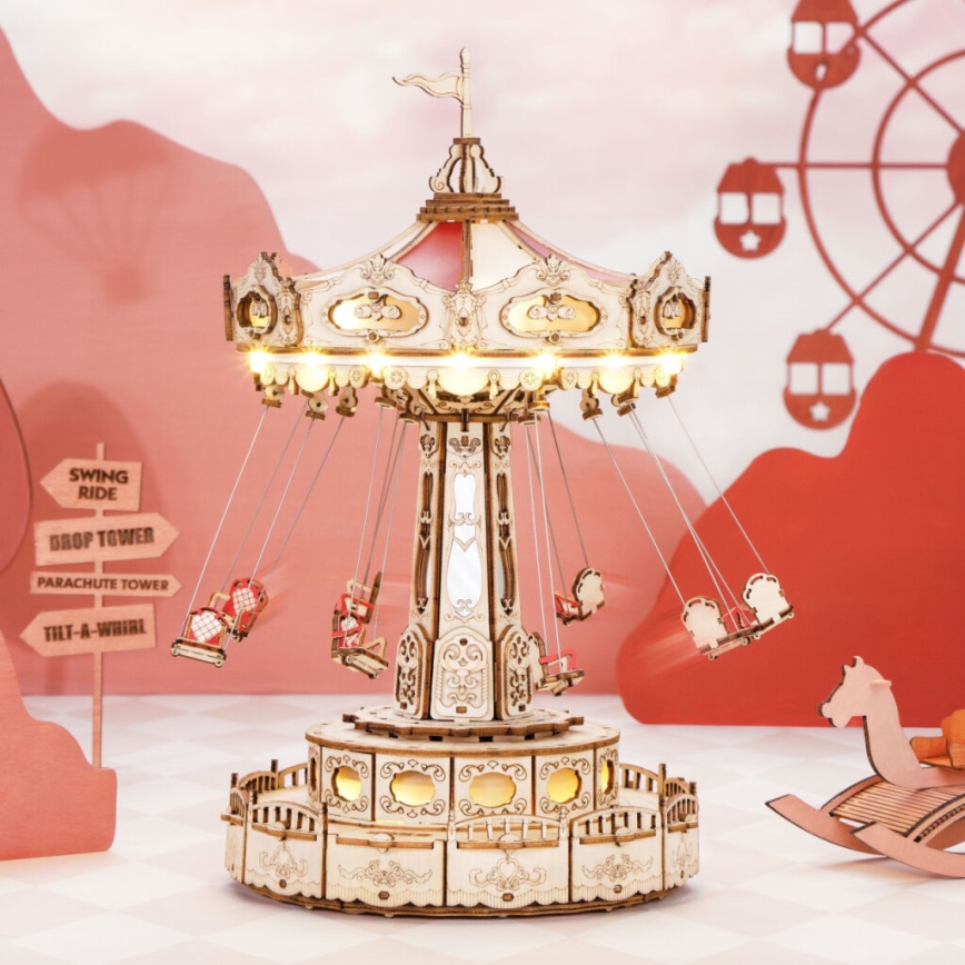 RoboTime - 3D music box puzzle Ketju karuselli