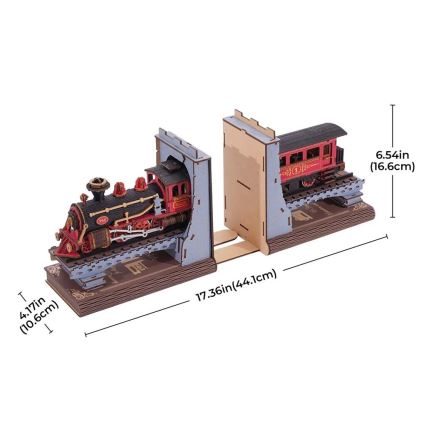 RoboTime - 3D palapeli Kirjapidike Historiallinen höyryveturi